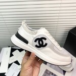 Woman Sneakers Chanel Black White Ss 2022