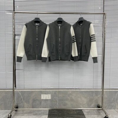 Bomber Wool Zip Thom Browne Mutil Color Ss2022