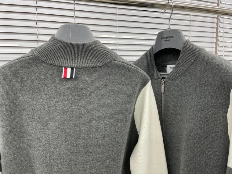 Bomber Wool Zip Thom Browne Mutil Color Ss2022