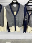 Cardigan Thom Browne Merino 3 Tripe Mutil Color Ss2022