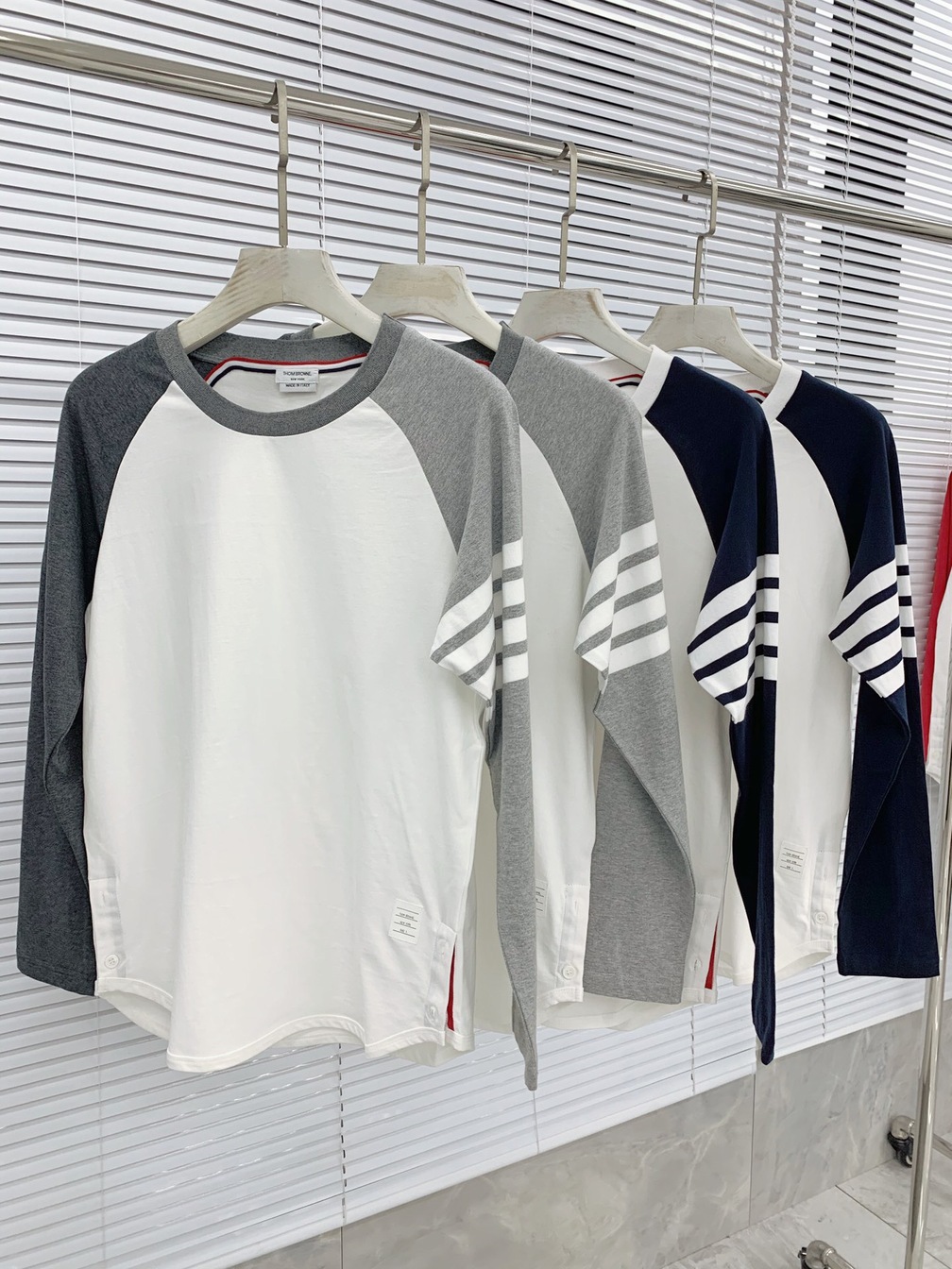 Long Sleeve Thom Browne Mutil Color Ss 2022