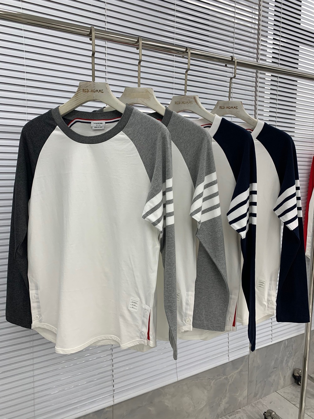 Long Sleeve Thom Browne Mutil Color Ss 2022