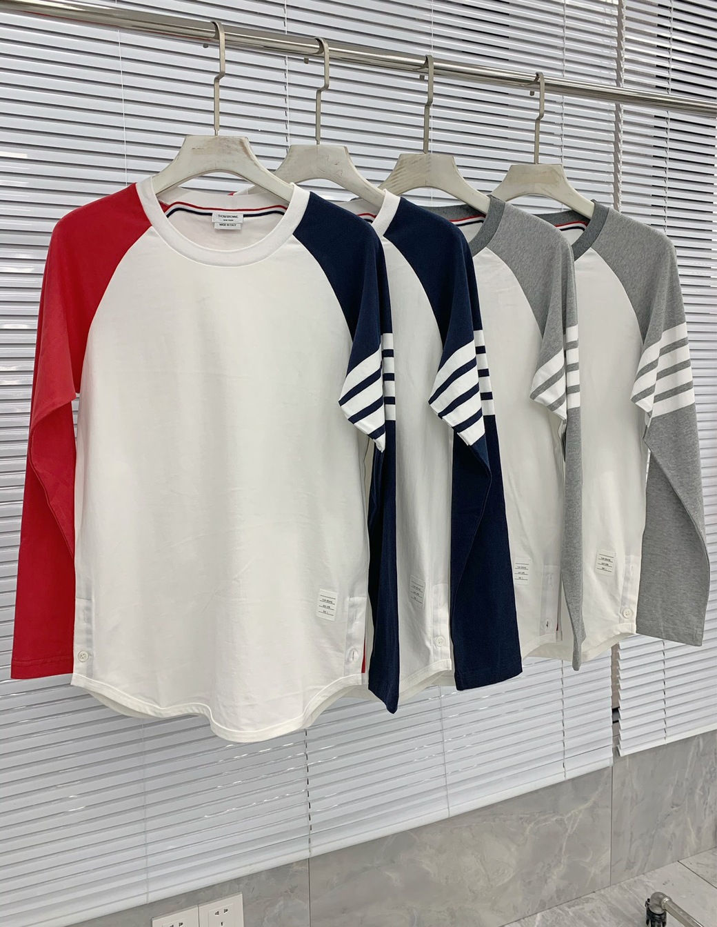 Long Sleeve Thom Browne Mutil Color Ss 2022