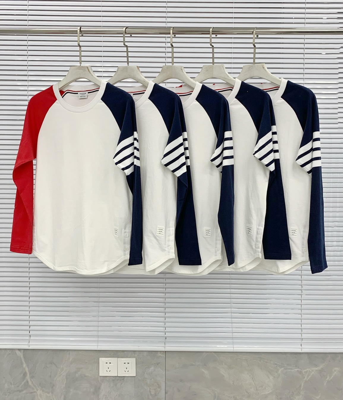 Long Sleeve Thom Browne Mutil Color Ss 2022