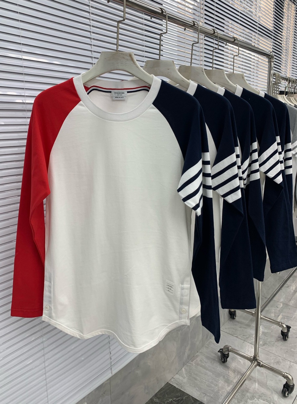 Long Sleeve Thom Browne Mutil Color Ss 2022