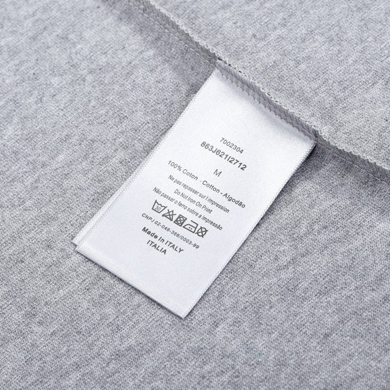 Tee Dior Color Gray Ss2022