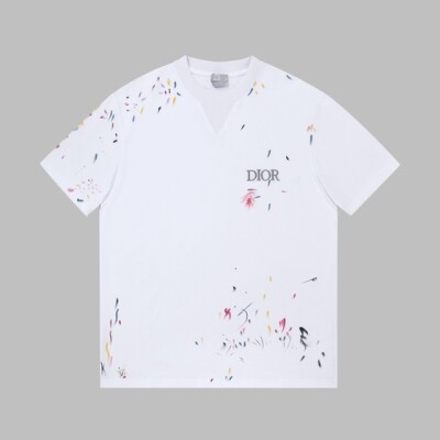 Tee Dior Color White Ss2022