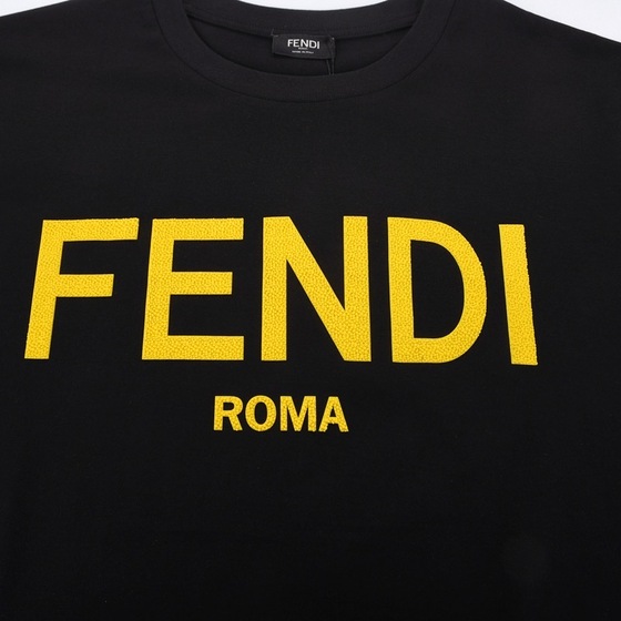 Tee Fendi Roma Black Ss2022