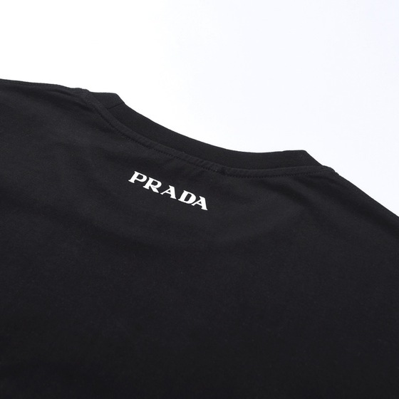 Tee Prada Mutil Color Box Black Ss2022