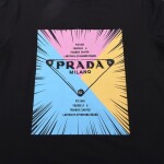 Tee Prada Mutil Color Box Black Ss2022