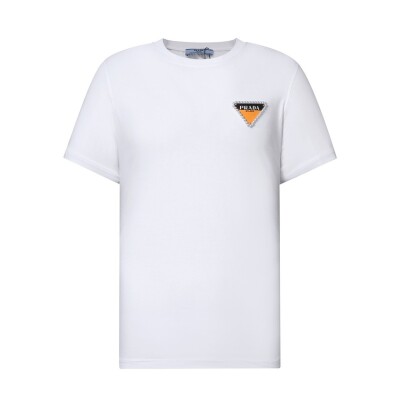 Tee Prada Pearl Double Color White Ss2022