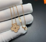 Van Cleef Arpels Vintage Alhambra Pendant 18k Rose Gold 15mm