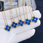 Van Cleef Arpels Vintage Alhambra Pendant 18k Yellow Gold Diamond