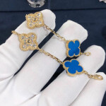 Van Cleef Vintage Alhambra Bracelet 5 Motifs