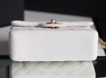 Chanel Flat Caviar Hand White Ss2022