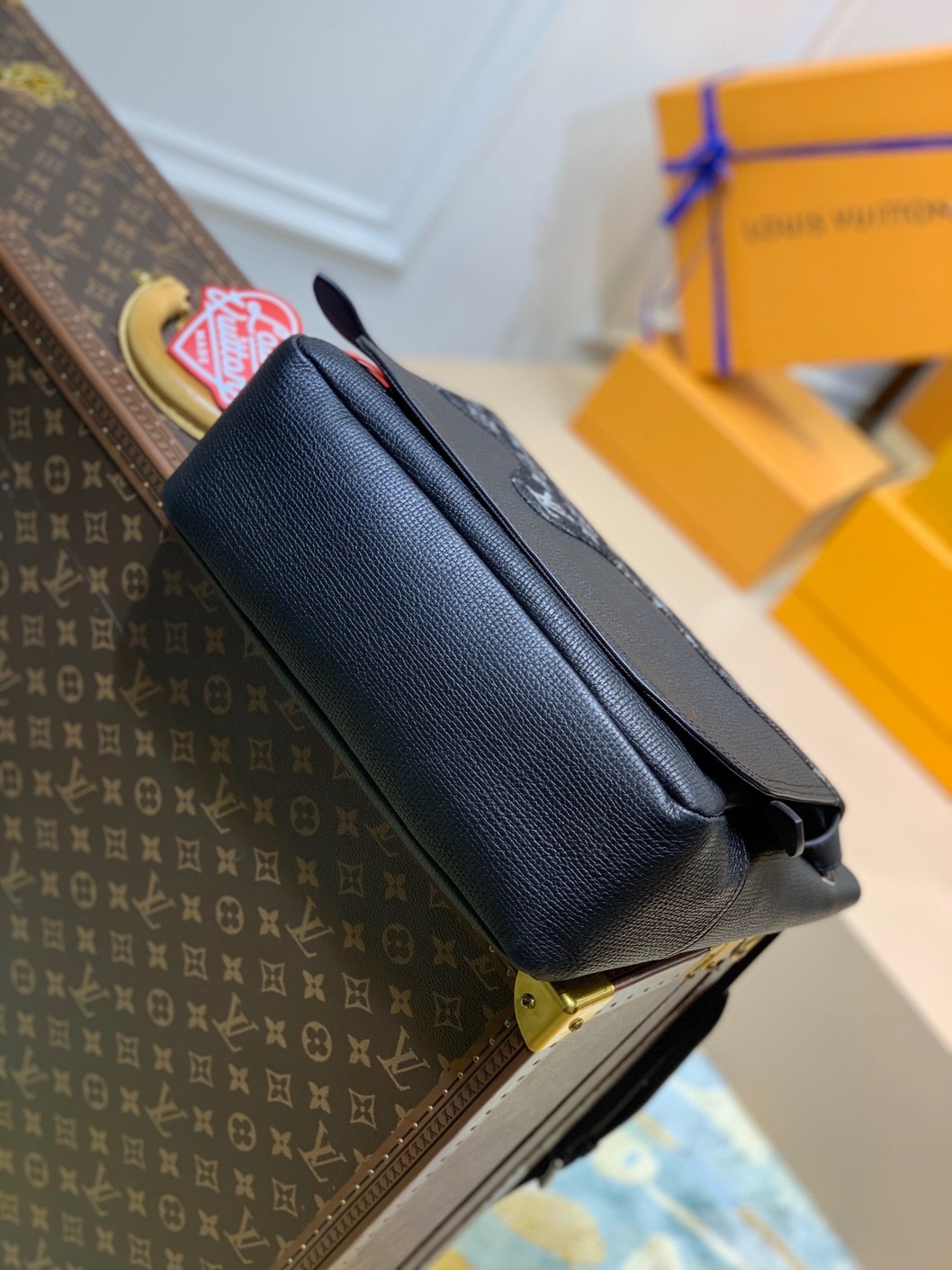 Lv Besace Tokyo Mono Denim Drip Ss2022