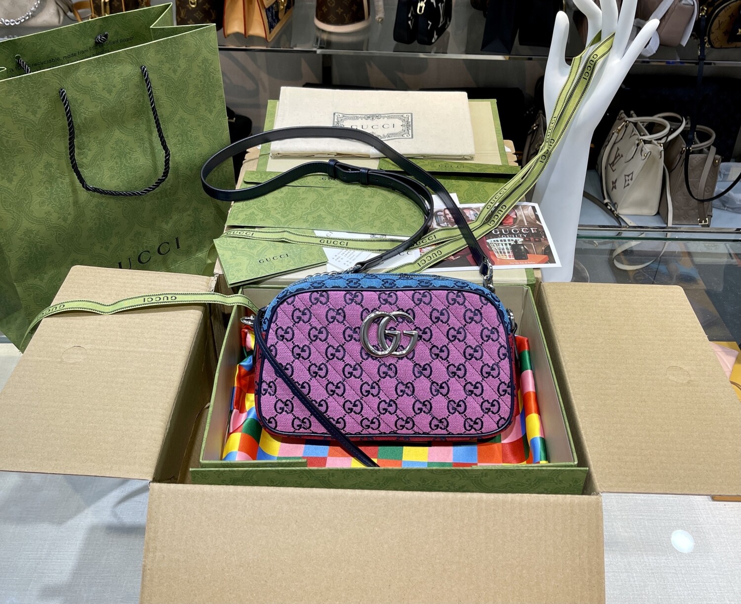 Gucci Handbag Mini Mutil Color