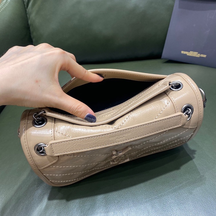 Niki Baby In Crinkled Vintage Leather