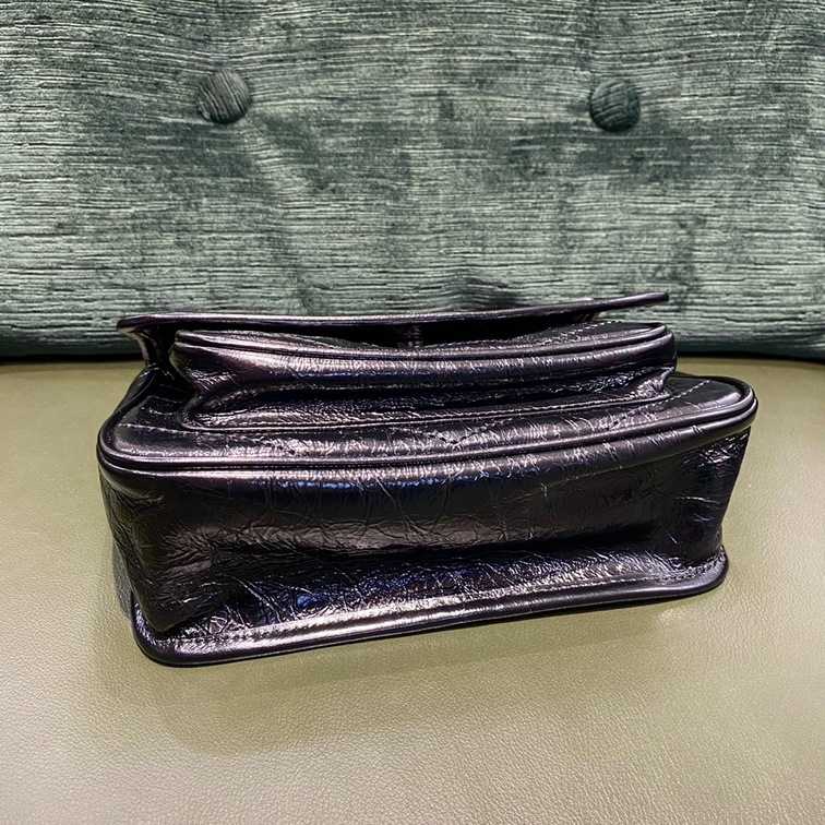 Niki Baby In Crinkled Vintage Leather