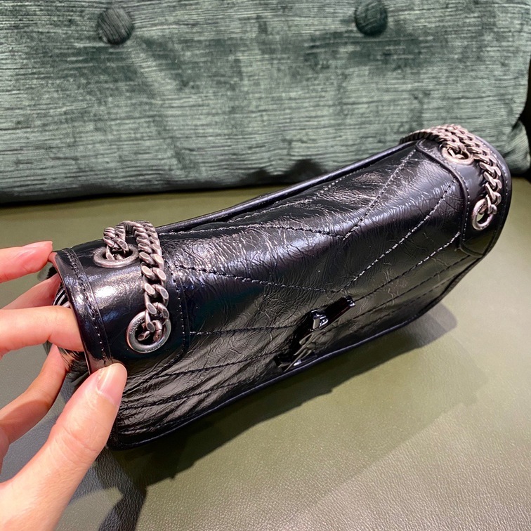 Niki Baby In Crinkled Vintage Leather