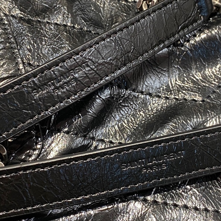 Niki Baby In Crinkled Vintage Leather