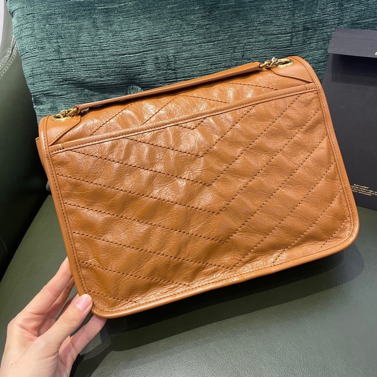 Niki Baby In Crinkled Vintage Leather