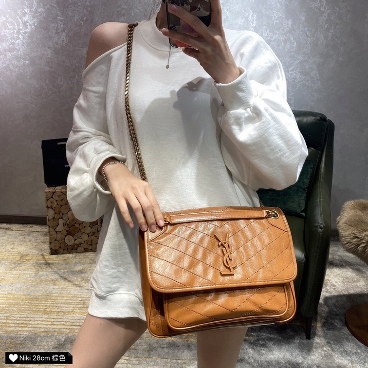 Niki Baby In Crinkled Vintage Leather