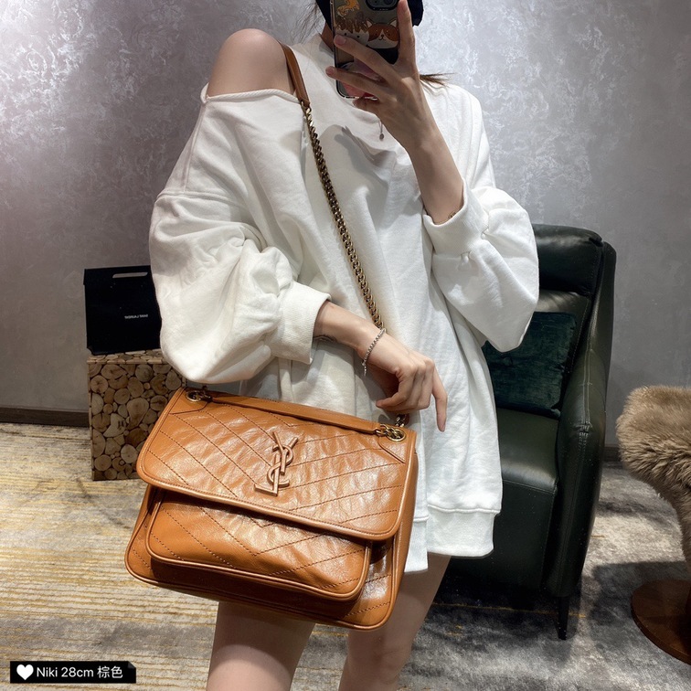 Niki Baby In Crinkled Vintage Leather