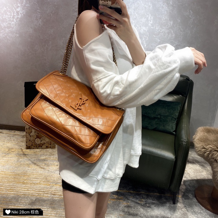 Niki Baby In Crinkled Vintage Leather