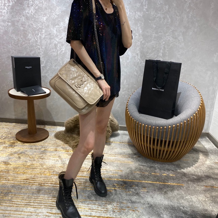Niki Baby In Crinkled Vintage Leather