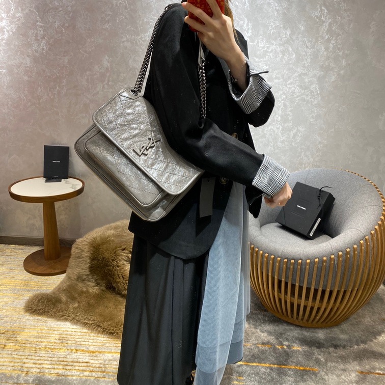 Niki Baby In Crinkled Vintage Leather