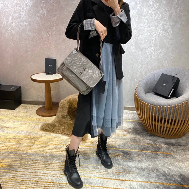 Niki Baby In Crinkled Vintage Leather