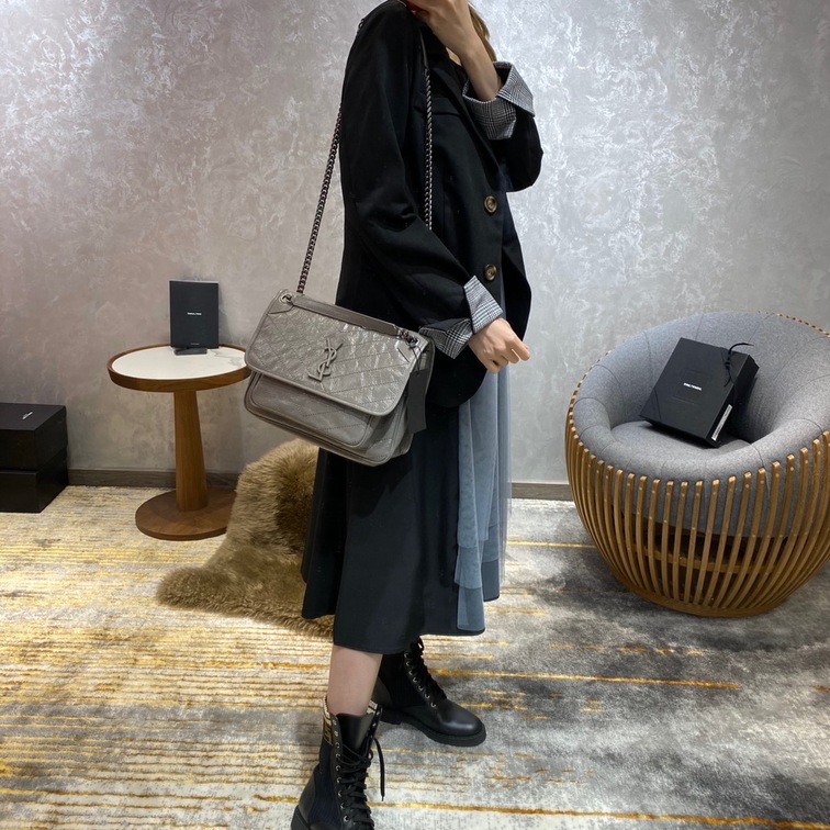 Niki Baby In Crinkled Vintage Leather
